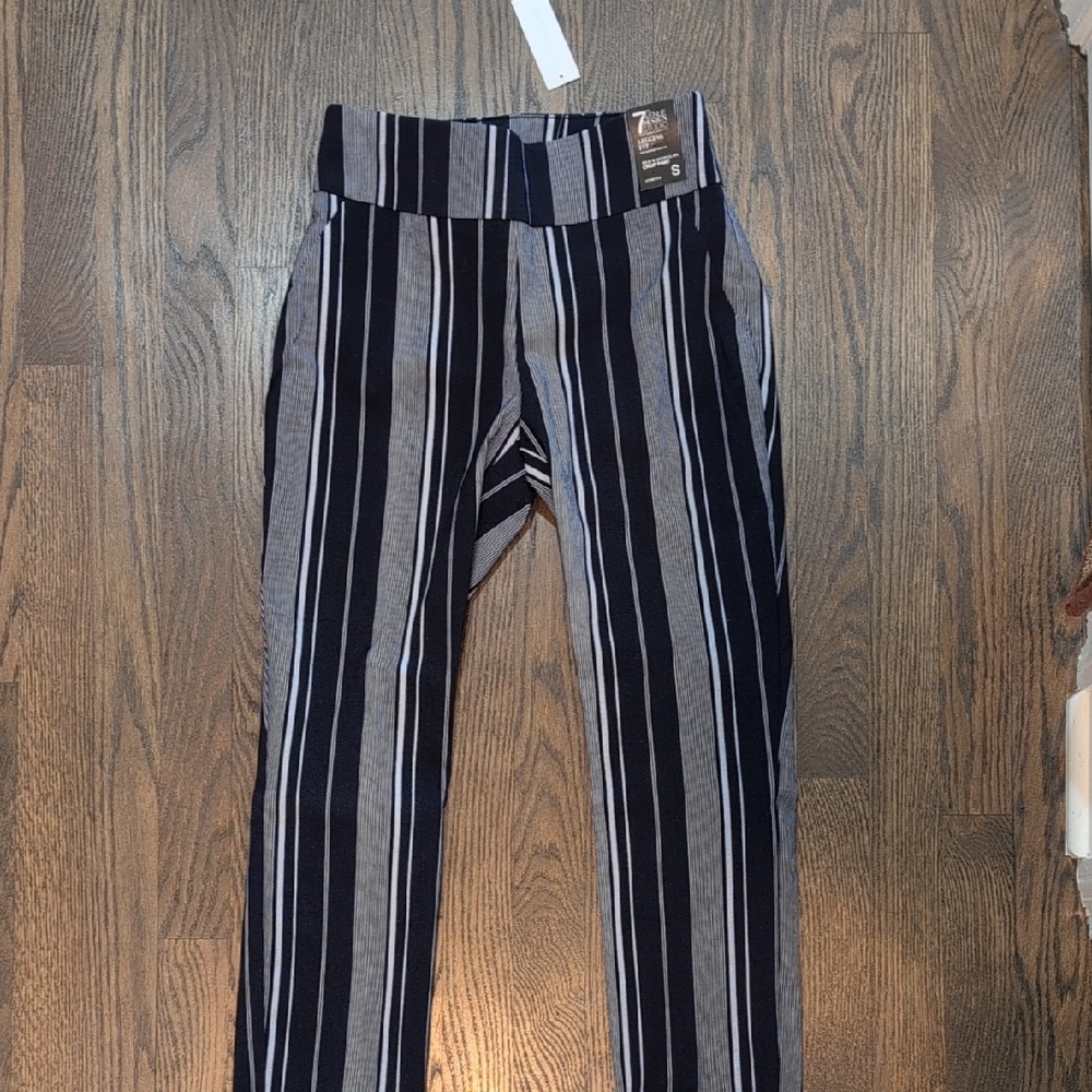 Striped Blue and White Pants